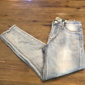 Denim Blvd Embellished Jeans